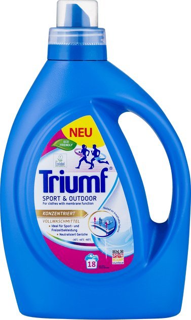 TRIUMF Płyn do prania Sport koncentrat 18 prań 1 l