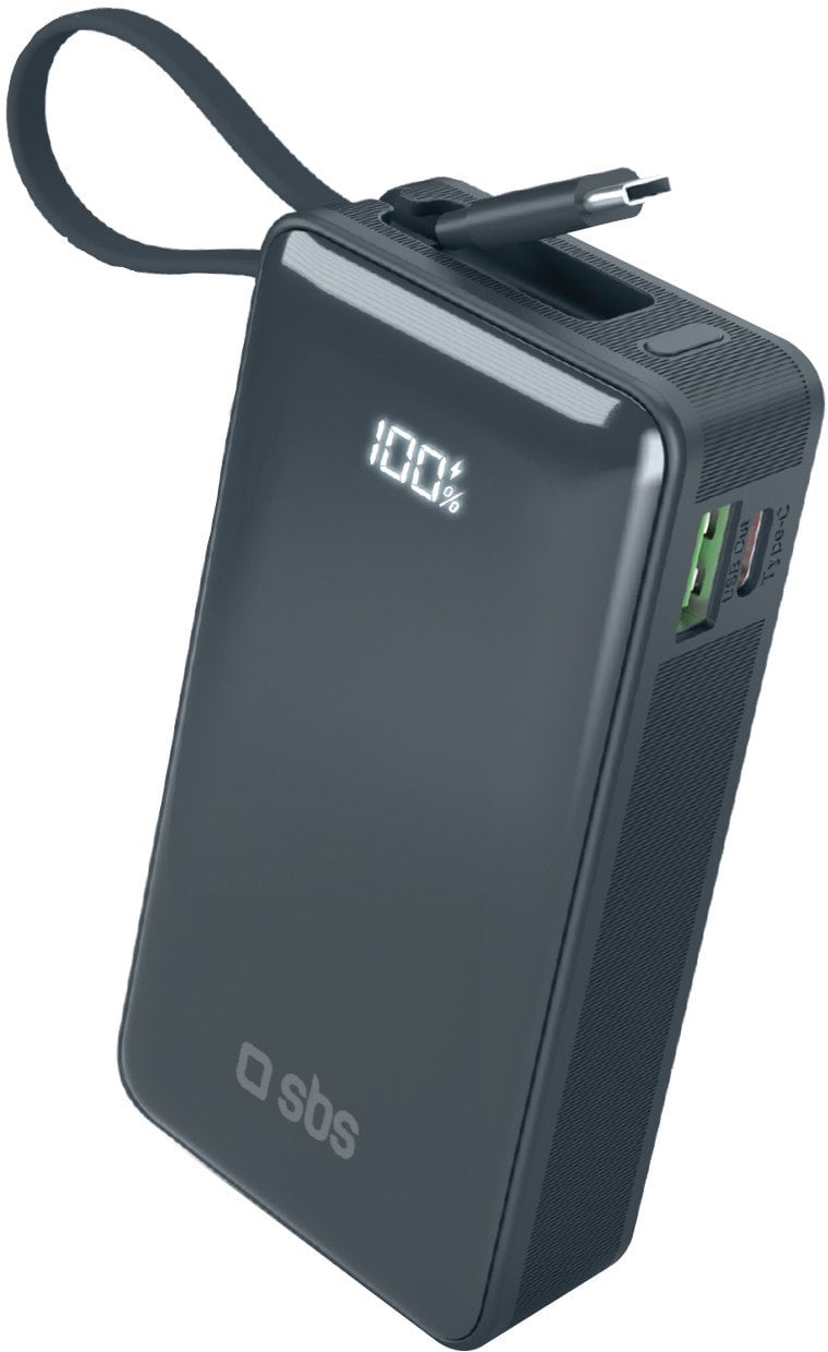 SBS TTBB10000LCDTCPD20B bank mocy 10000 mAh Niebieski