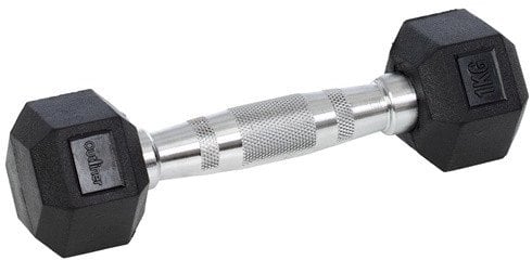 RUBBER HEXDUMBBELL YLDB35 1KG