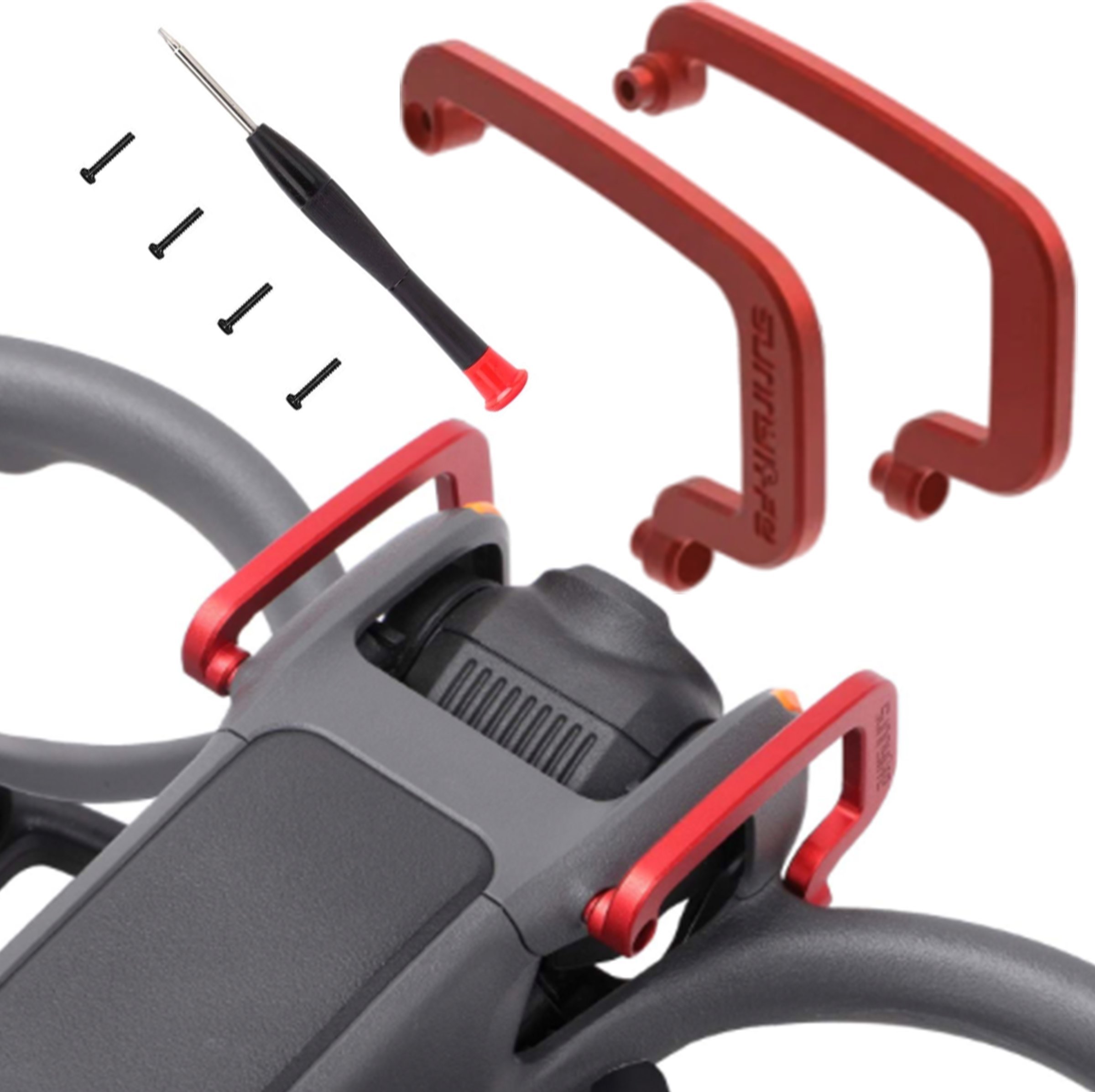 SunnyLife OSŁONA GIMBALA ZDERZAK BUMPER DRONA SUNNYLIFE DO DJI AVATA 2 - CZERWONA