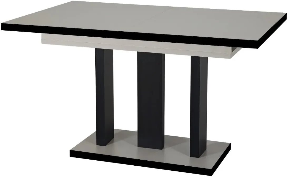Stół rozkładany APPIA BLACK 130(210)x80 kaszmirowy ENDO