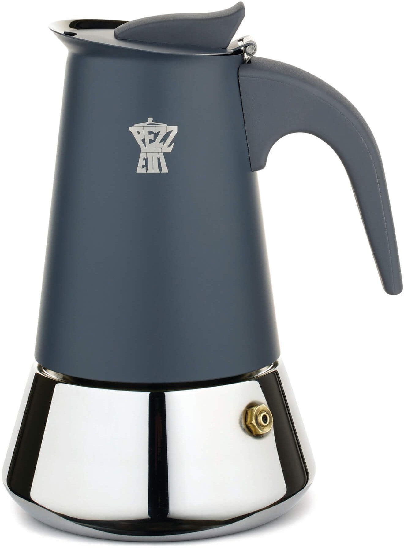 Kawiarka stalowa emaliowana Pezzetti Solidexpress 4 filiżanki kolor szary