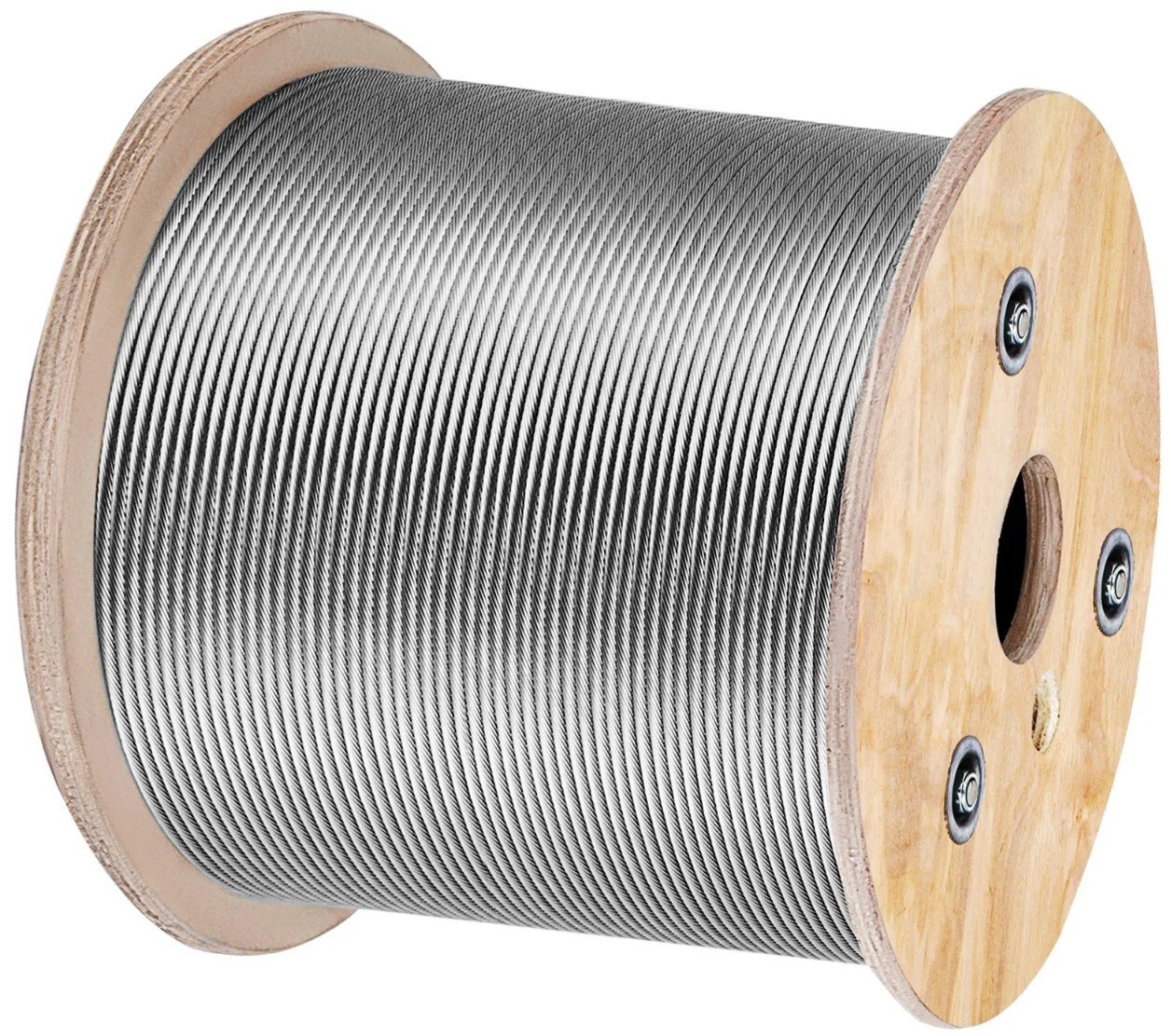 Stalowy kabel lotniczy 4,8 mm 7x19 152 m T304, linka wciągarki