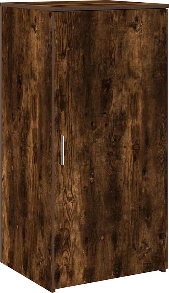 Szafka, przydymiony dąb, 50x45x103,5 cm materiał drewnopochodny