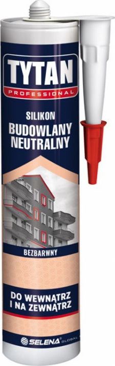 Tytan SILIKON NEUTRALNY BUDOWLANY 280ML CZARNY