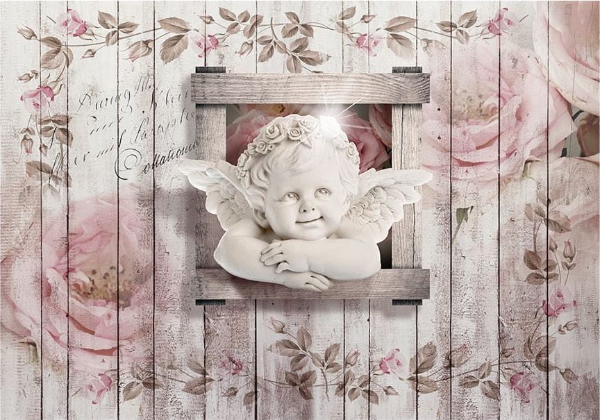 DecoNest Fototapeta - Słodki mały aniołek - 200X140