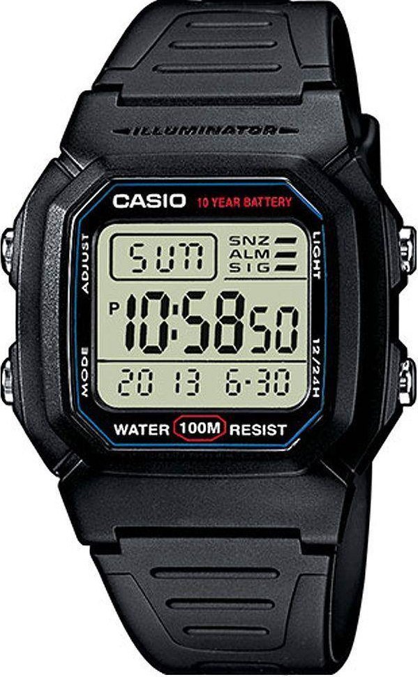 Zegarek Casio Zegarek Męski CASIO W-800H-1AVDF