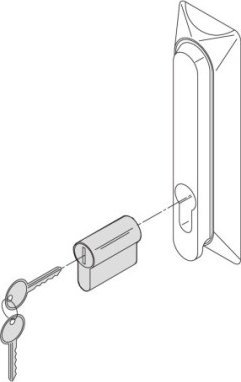 SCHROFF Półcylinder SCHROFF Eurorack z profilem DIN