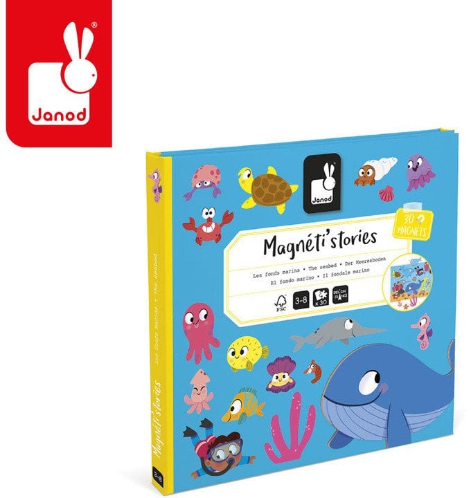 Janod Magnetyczna układanka podwodny świat Magneti'stories 3+