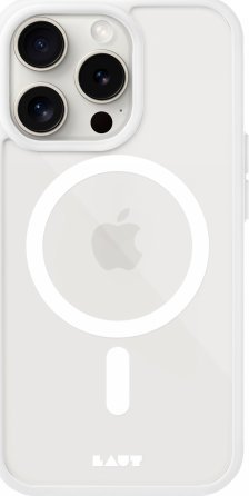 PICOM LAUT Huex Protect - obudowa ochronna do iPhone 15 Pro Max kompatybilna z MagSafe (white)