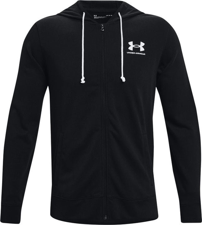 Under Armour Bluza UNDER ARMOUR Męska Na zamek z kapturem UA Rival Terry Czarna M