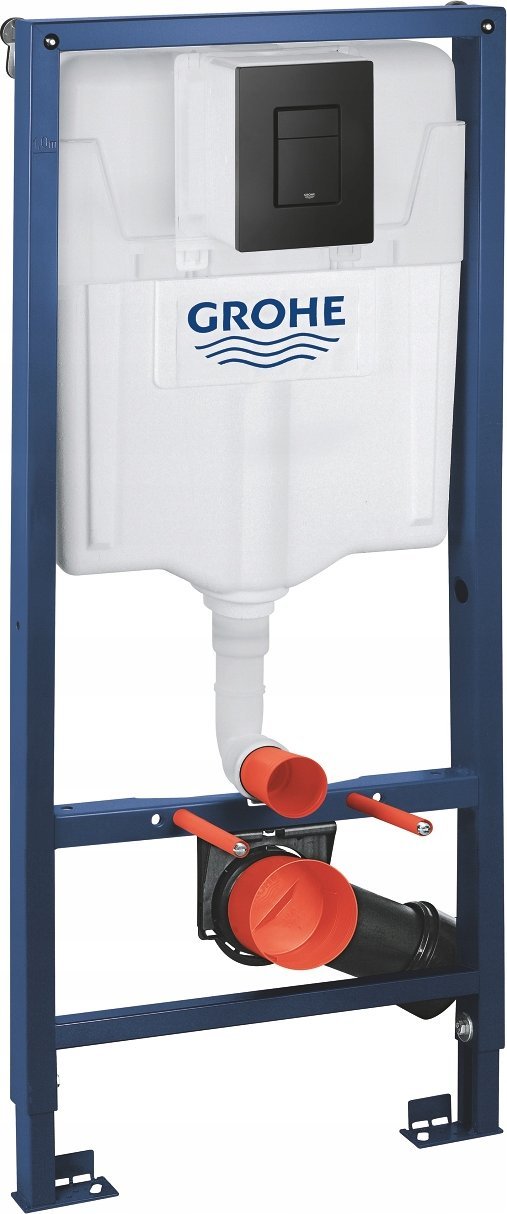 Stelaż Grohe Potinkinis rėmas su juodu vandens nuleidimo klavišu Grohe SOLIDO 38811KF0