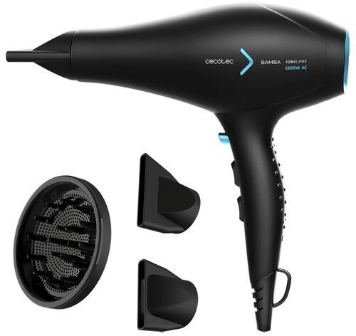 Suszarka Cecotec Suszarka Bamba IoniCare 5350 PowerShine Ice Czarna 2600W