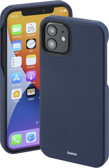 Hama MagCase Finest Sense FUTERAŁ GSM DLA IPHONE 12/12 PRO, NIEBIESKI