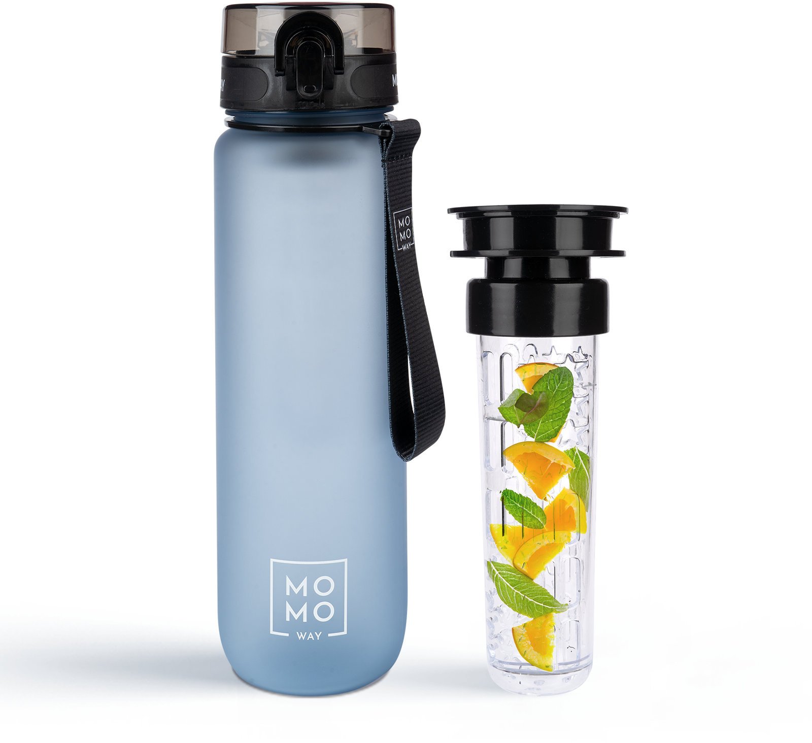 Butelka Tritanowa na Wodę Niebieska 1000ml