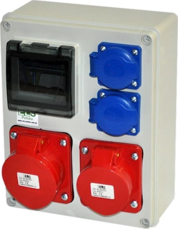 ELS Elektrotechnika Zestaw zasilający MIKO-4M 32A/5P + 16A/5P + 2x230V IP44 E901304013