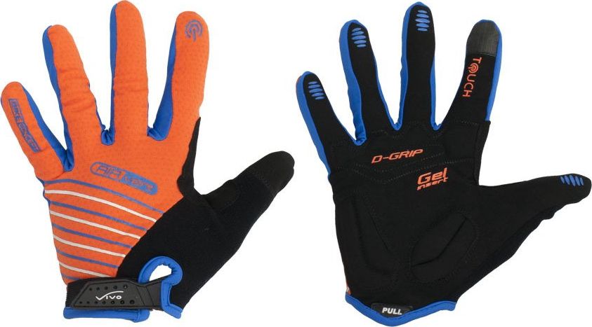 Vivo Rękawiczki rowerowe Vivo SB-05-9515-E pomarańczowe S