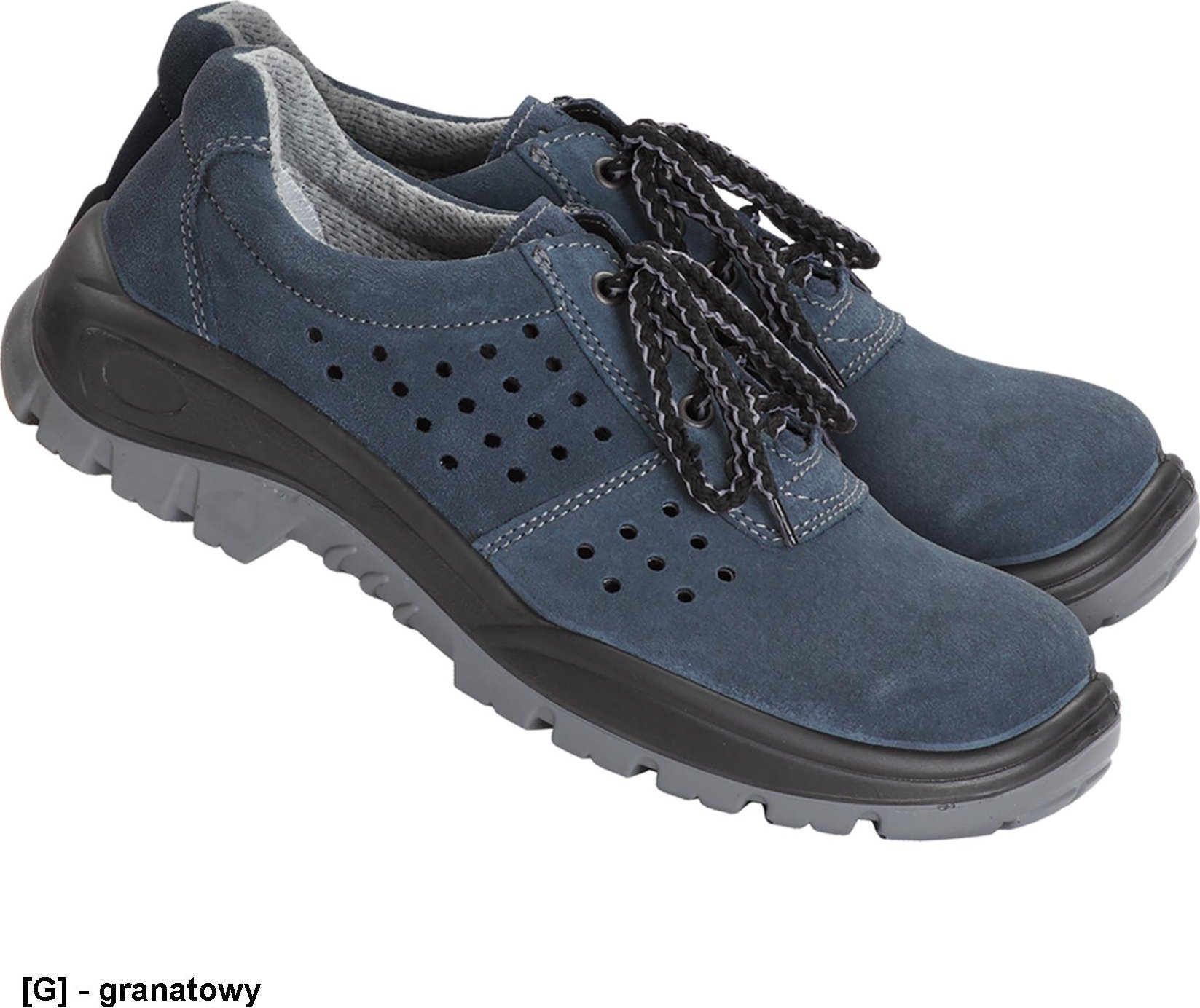 PPO Model 45 BPPOP45 S1 SRC - półbut welurowy, antyelektrostatyczny, podnosek, olejoodporne, krótki kontakt do 180 C 45