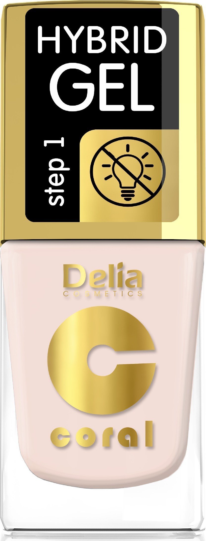 Delia Delia Cosmetics Coral Hybrid Gel Emalia do paznokci nr 82 11ml