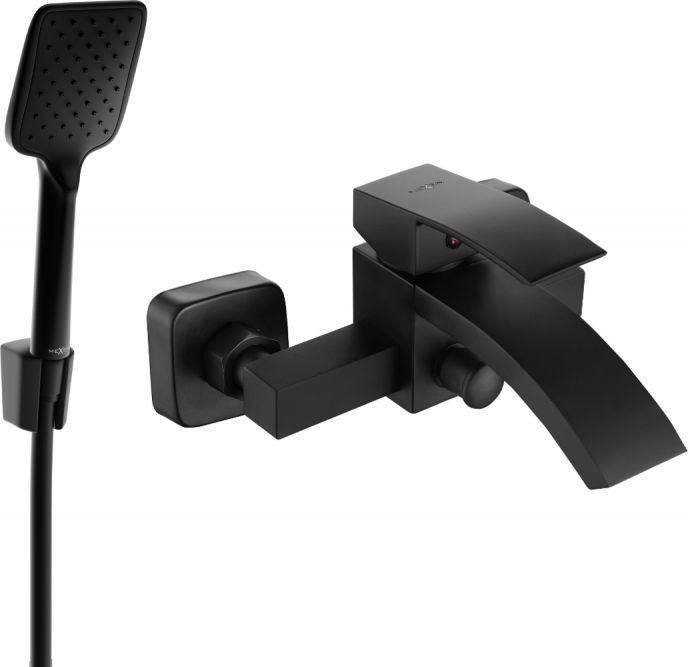 Mexen Mexen Libra R62 bateria wannowa z zestawem prysznicowym, czarna - 74513R62-70