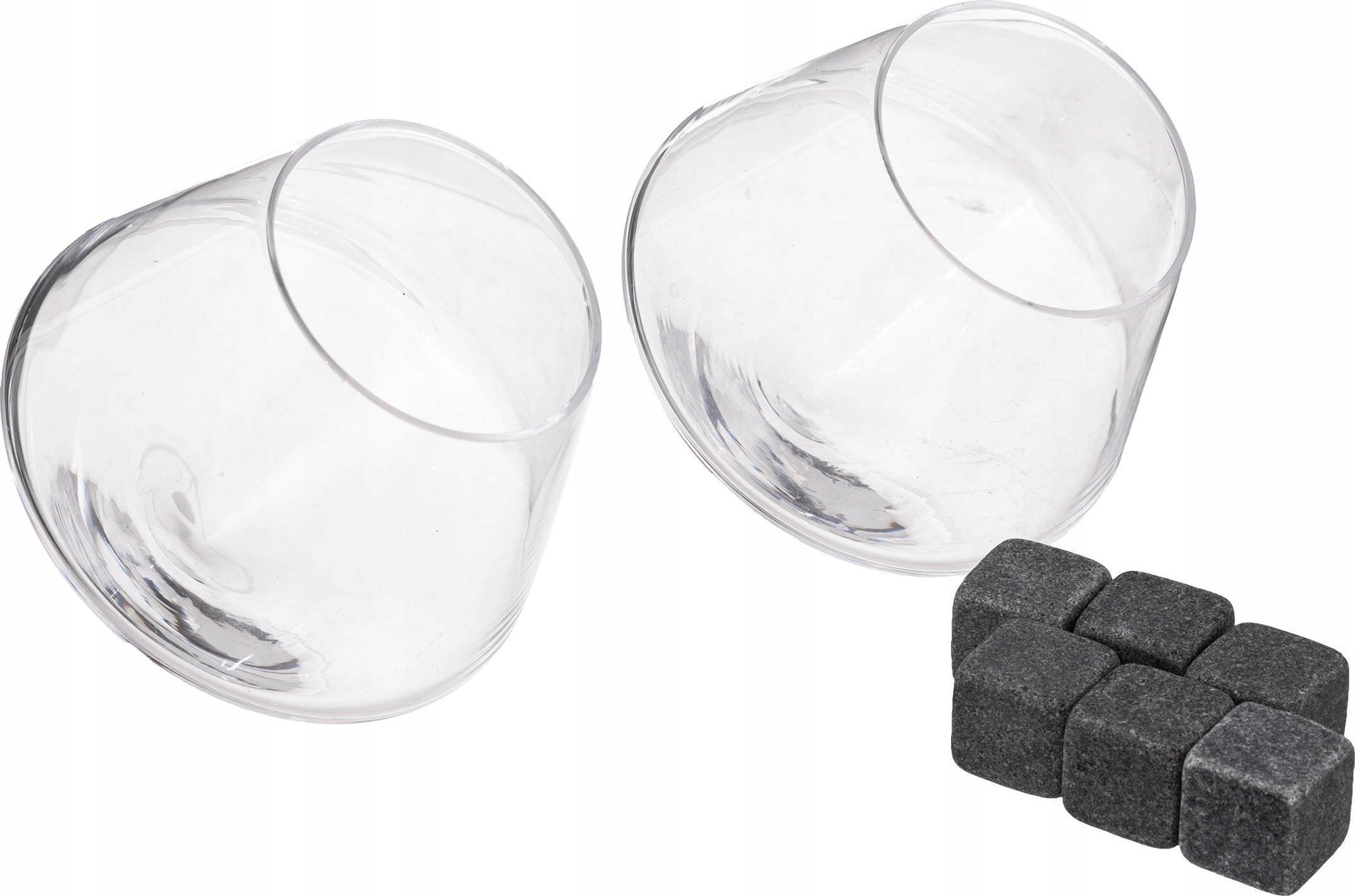 Secret de Gourmet Szklanki do whisky + kostki, zestaw barmański