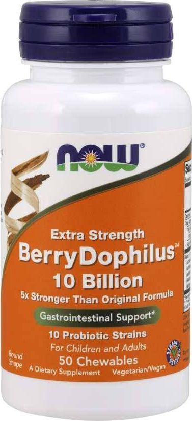 NOW Foods NOW Foods - BerryDophilus, 10 miliardów, 50 żelek