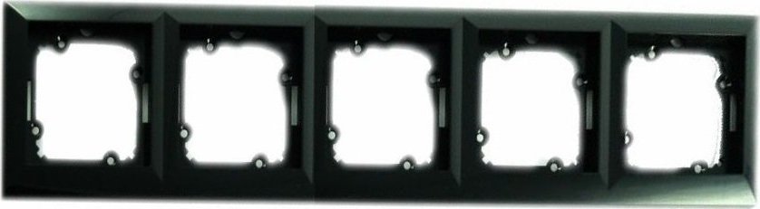 Abex Abex Perła czarny mat - ramka 5 RA-5P