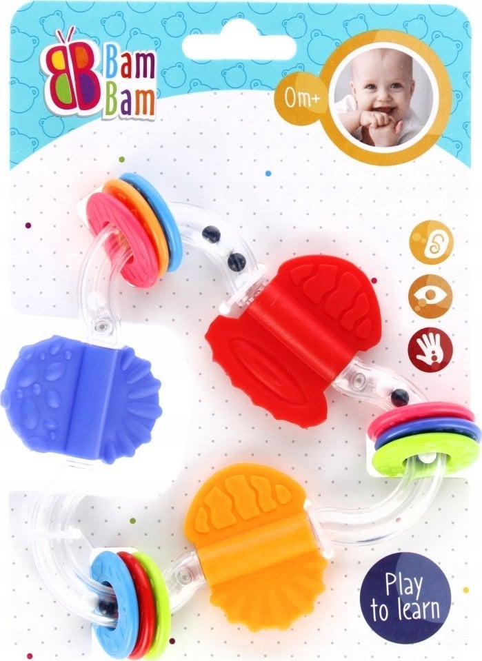 BamBam BAM BAM GRZECHOTKA TROJKAT 15X21 B/C 96