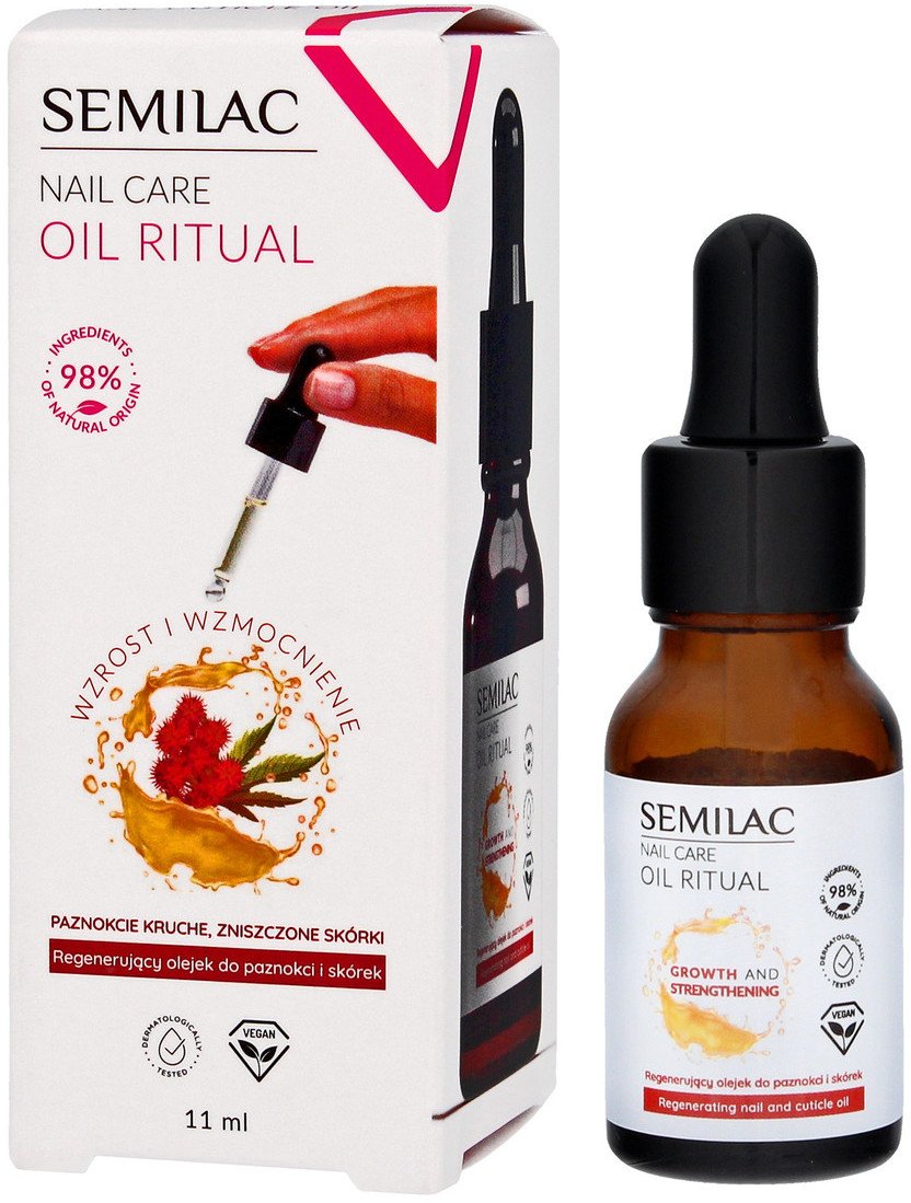 Semilac Nail Care Oil Ritual Regenerujący Olejek do paznokci i skórek 11ml