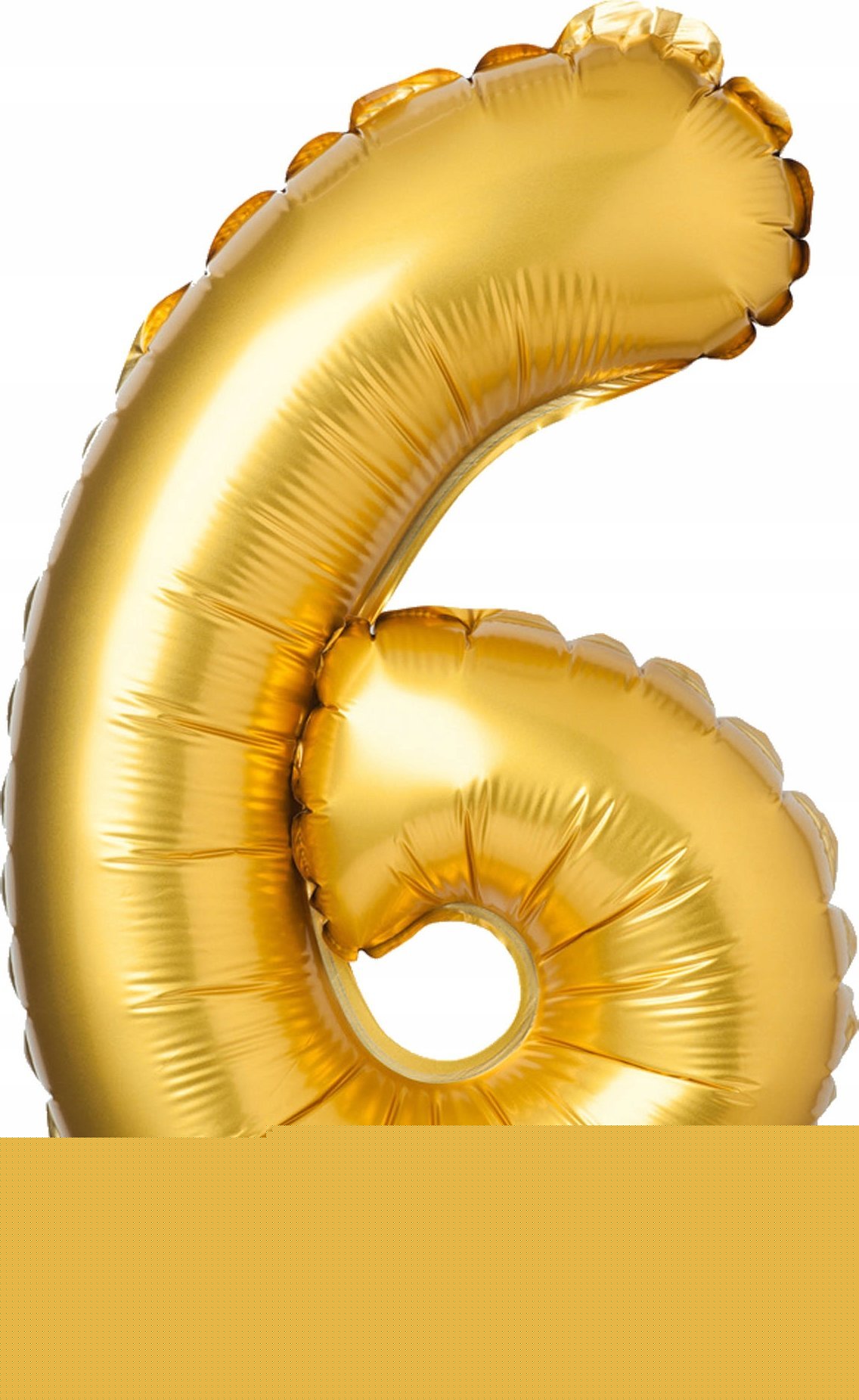 Teka Balon foliowy matowy 6 złoty