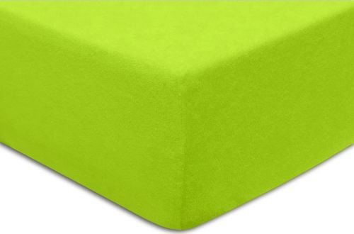 Darymex Prześcieradło frotte z gumką 200x220 kolor Limonka