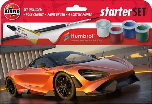 Airfix Samochód McLaren 765LT zestaw z farbami