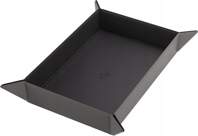 Gamegenic Gamegenic: Magnetic Dice Tray - Rectangular - Black/Gray