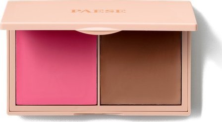 Paese Kiss My Cheeks Paleta Do Konturowania Kremowy Bronzer + Róż Cold 15g