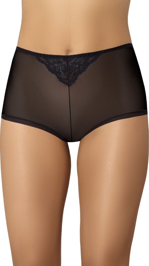 Teyli Szorty wysokie z siateczki Franceska czarne M Czarny