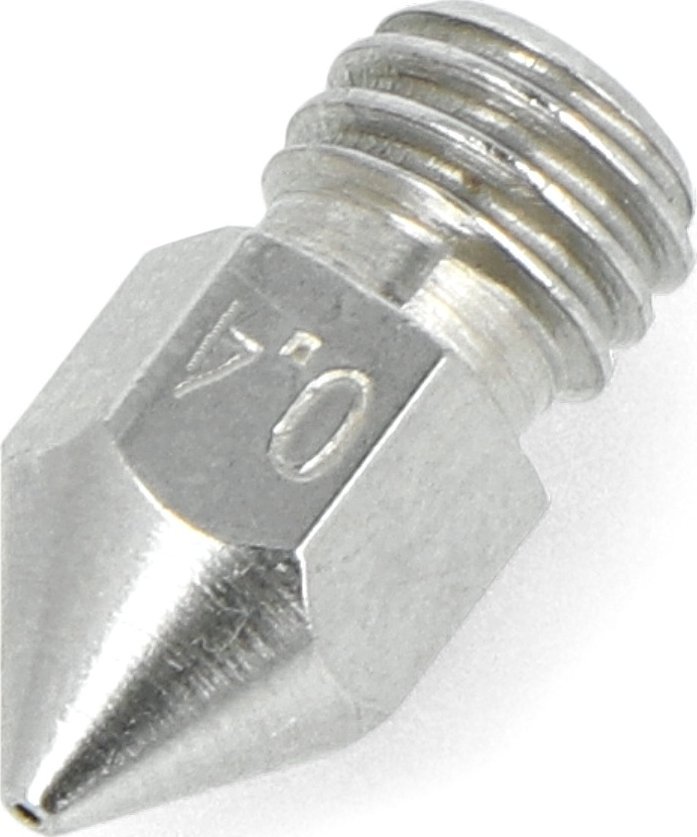 OEM Dysza 0,4mm MK8 - filament 1,75mm - stal nierdzewna}
