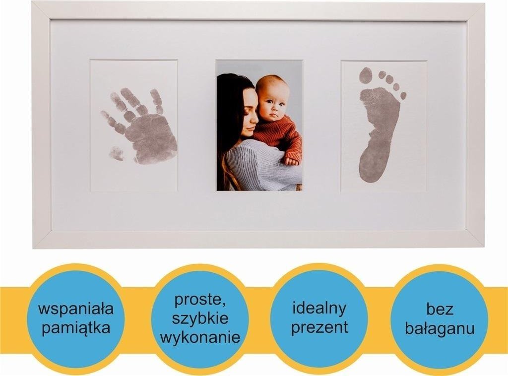 Ramka Opera-Tech Tiny Memories - Potrojna ramka magic ink biała