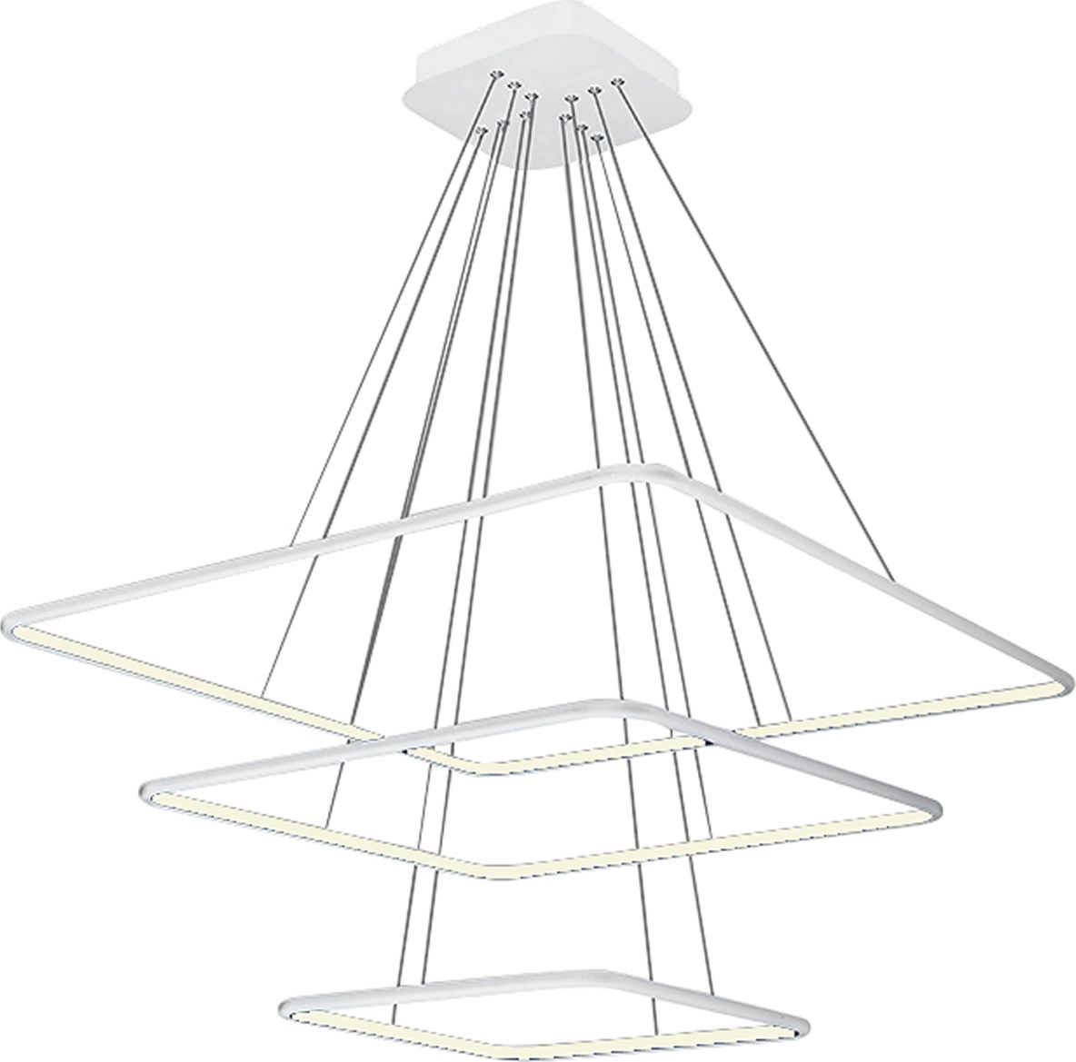 Lampa wisząca Milagro ledowa nowoczesna chrom (ML515)