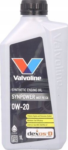 Valvoline Alyva varikliui Synpower MST FE C6 0W20 1L, Valvoline