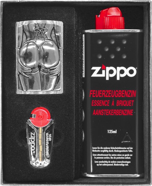 Zestaw ZIPPO Zapalniczka STOCKING GIRL TRICK Prezentowy No1