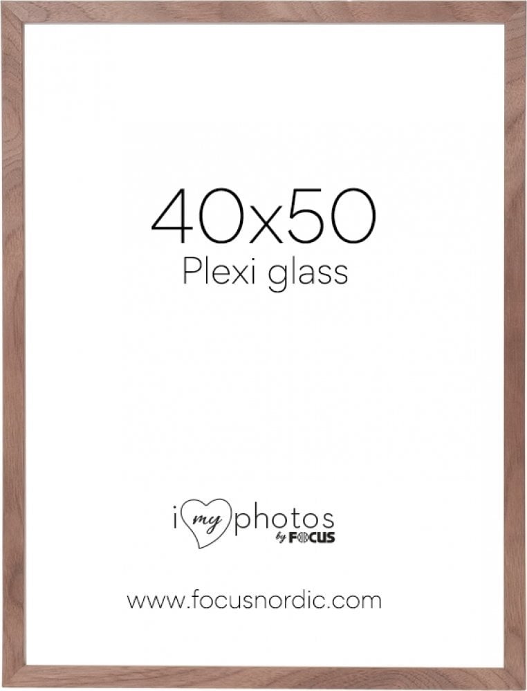 Ramka Focus Focus Soul Walnut veneer 40x50 Plexi