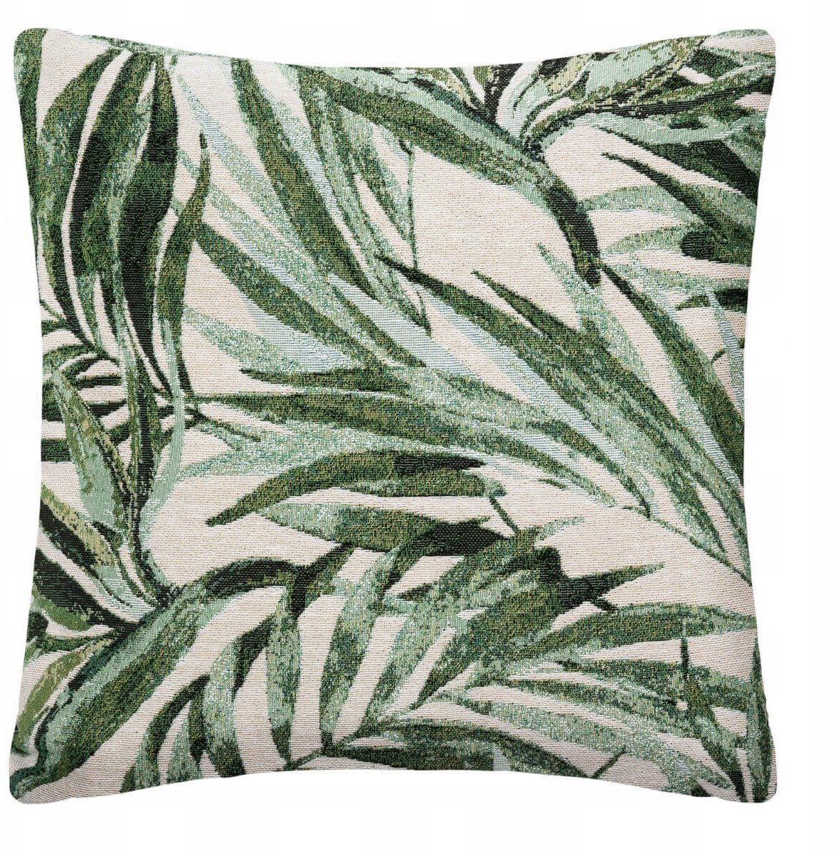 Poszewka Jacquard 40 x 40 cm z motywem tropikalnym