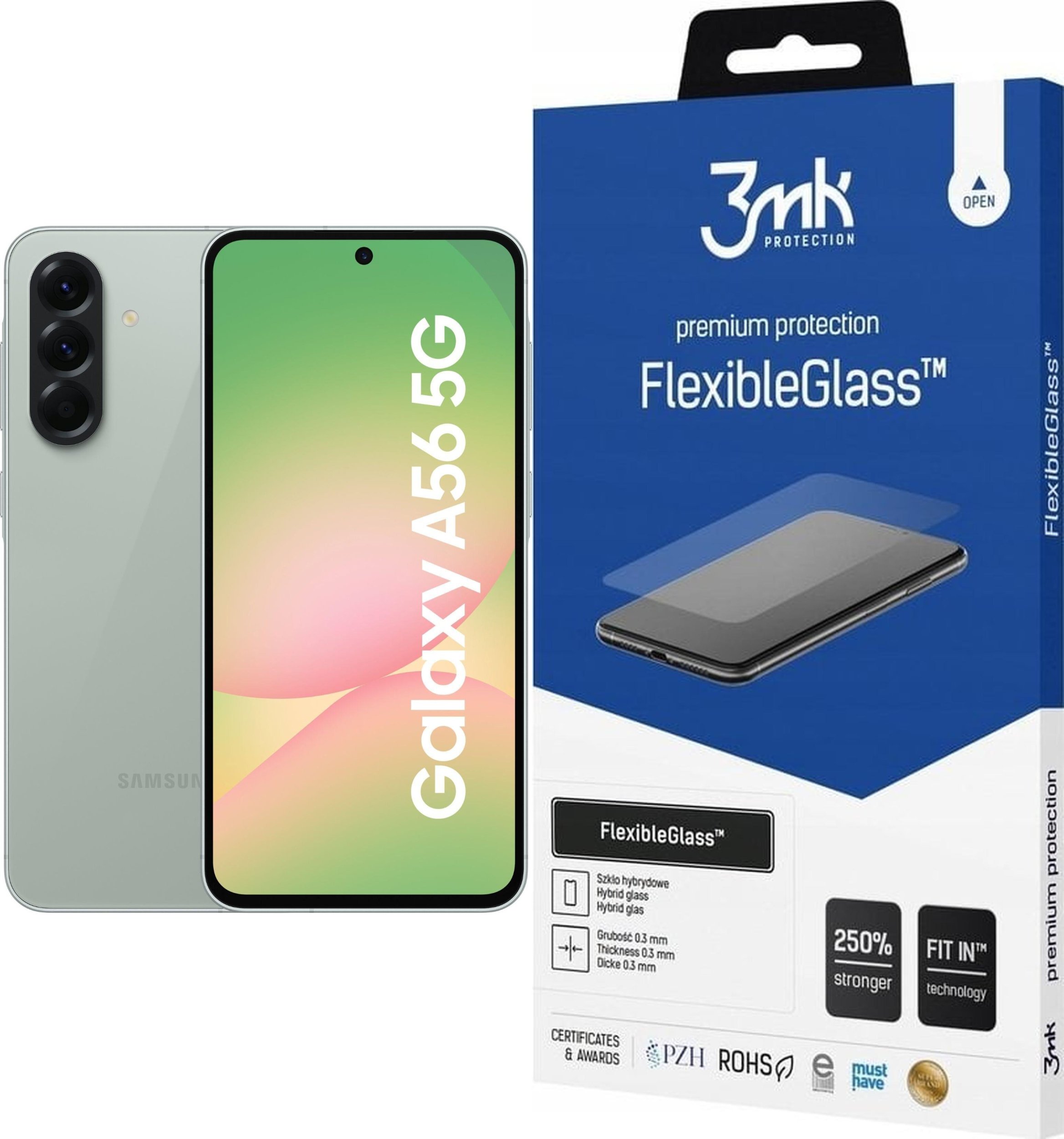 Smartfon Samsung Galaxy A56 5G 8/128GB Zielony (SM-A566BZGAEUE) + FlexibleGlass