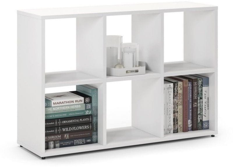 Regał otwarty do pokoju, ETAP, 100x30x66 cm, biel, mat