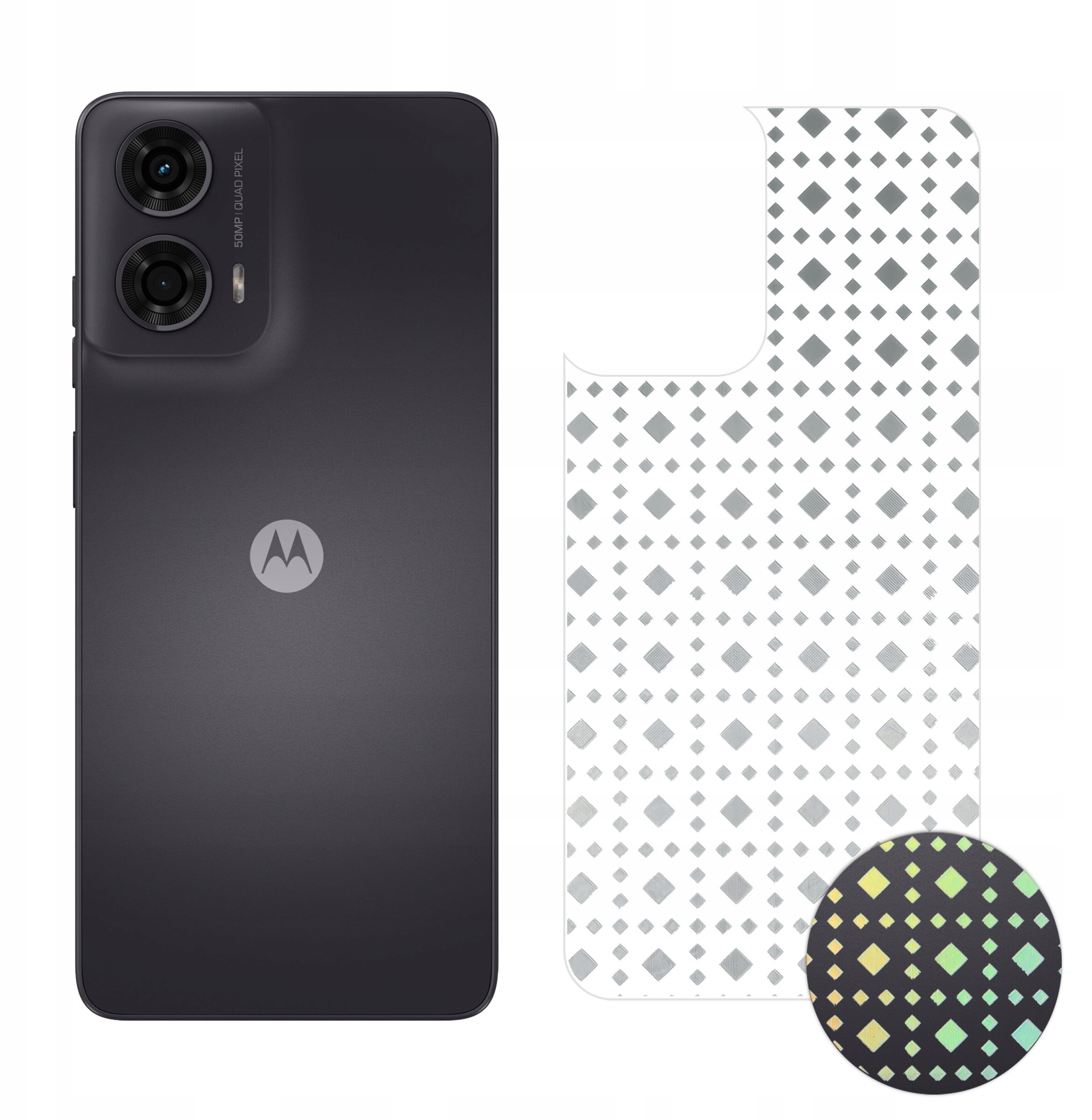 FOLIA HYDROŻELOWA OCHRONNA NA TYŁ TELEFONU WZÓR do Motorola Moto G24