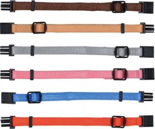 Trixie Obroże dla szczeniąt, S–M: 17–25 cm/10 mm, 6 szt, różne kolory