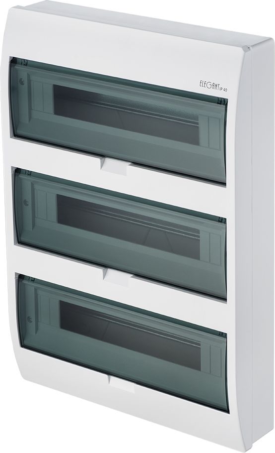 Elektro-Plast Rozdzielnica modułowa 3 x 18 natynkowa IP40 RN-nt 3/54 N+PE Elegant (2408-01)