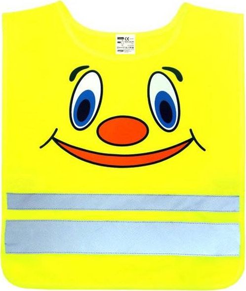 Kamizelka ostrzegawcza z certyfikatem, dla dzieci 4-6 lat uniwersalny