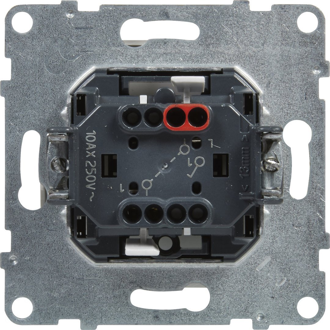 Legrand Łacznik jednobiegunowy - 10 AX - 250 V~ - zaciski automatyczne, BIAŁY SUNO