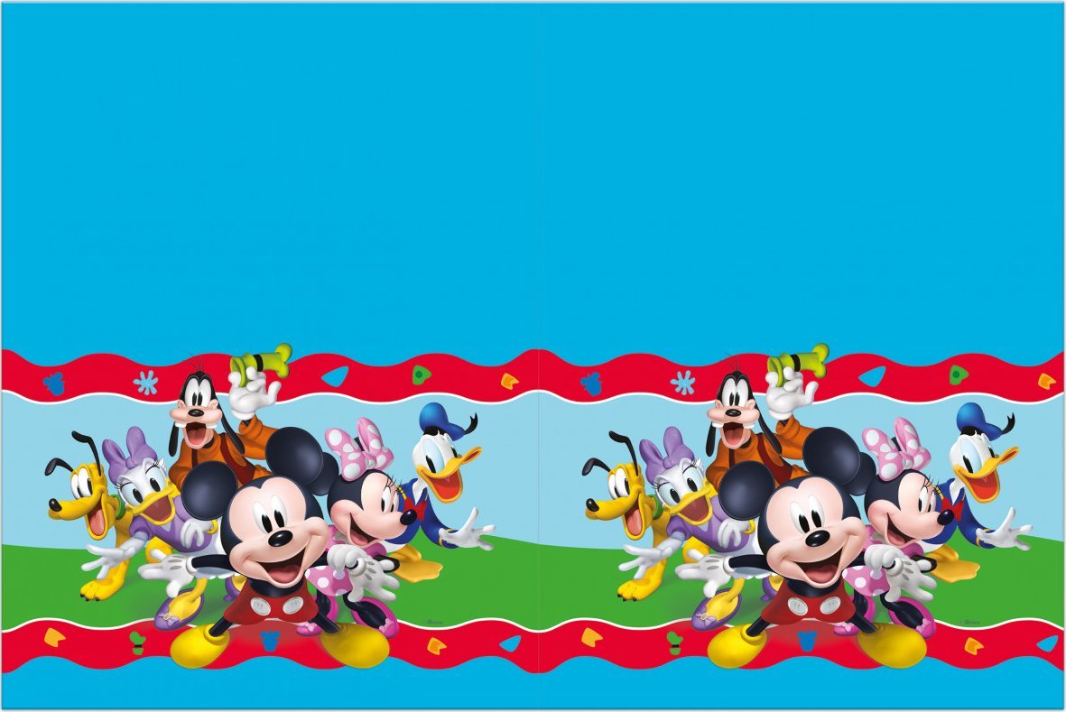 GoDan Obrus plastikowy Mickey Rock The House 120x180cm